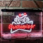 Budweiser Neon Sign Frog Decor 1