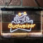 Budweiser Neon Sign Frog Decor 1