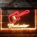 Budweiser Neon Sign Guitar 1