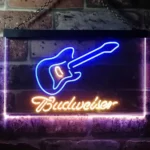 Budweiser Neon Sign Guitar 1