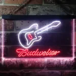 Budweiser Neon Sign Guitar 1