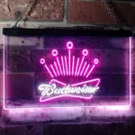 Budweiser Neon Sign Hawk Club Bar 1