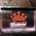 Budweiser Neon Sign Hawk Club Bar 1