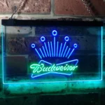 Budweiser Neon Sign Hawk Club Bar 1