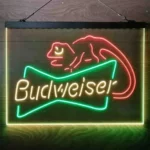 Budweiser Neon Sign Lizard 3 Color 1