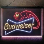 Budweiser Neon Sign Lizard 3 Color 1