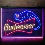 Budweiser Neon Sign Lizard 3 Color 1