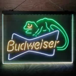 Budweiser Neon Sign Lizard 3 Color 1