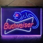 Budweiser Neon Sign Lizard 3 Color 1