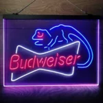 Budweiser Neon Sign Lizard 3 Color 1