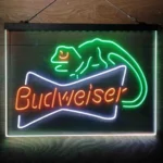 Budweiser Neon Sign Lizard 3 Color 1