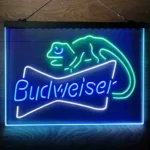 Budweiser Neon Sign Lizard 3 Color 1