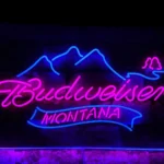Budweiser Neon Sign Montana 1