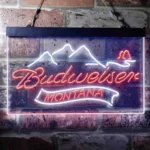Budweiser Neon Sign Montana 1