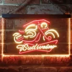 Budweiser Neon Sign Motorcycle 1