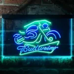 Budweiser Neon Sign Motorcycle 1