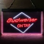 Budweiser Neon Sign On Tap 1