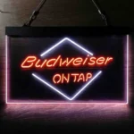 Budweiser Neon Sign On Tap 1