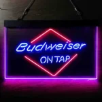 Budweiser Neon Sign On Tap 1