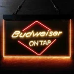 Budweiser Neon Sign On Tap 1