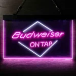 Budweiser Neon Sign On Tap 1