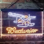 Budweiser Neon Sign Plane Game Room 1