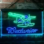 Budweiser Neon Sign Plane Game Room 1