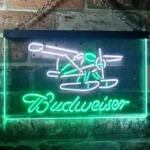 Budweiser Neon Sign Plane Game Room 1