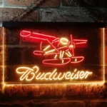 Budweiser Neon Sign Plane Game Room 1