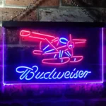 Budweiser Neon Sign Plane Game Room 1