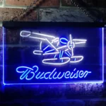Budweiser Neon Sign Plane Game Room 1
