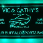 Buffalo Bills Metal Sign Custom Bills Team Spirit 1