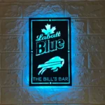 Buffalo Bills Metal Sign Custom Labatt Blue 1