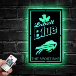 Buffalo Bills Metal Sign Custom Labatt Blue 1