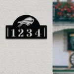 Buffalo Bills Metal Sign Nfl Metal House Number Sign 1