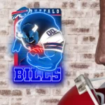 Buffalo Bills Neon Sign Mascot Acrylic 1