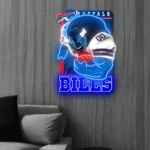 Buffalo Bills Neon Sign Mascot Acrylic 1