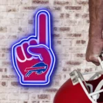 Buffalo Bills Neon Sign Nfl Foam Finger 1