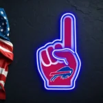 Buffalo Bills Neon Sign Nfl Foam Finger 1