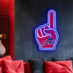 Buffalo Bills Neon Sign Nfl Foam Finger 1