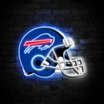 Buffalo Bills Neon Sign Nfl Football Helmet Acrylic Led 1