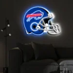 Buffalo Bills Neon Sign Nfl Football Helmet Acrylic Led 1