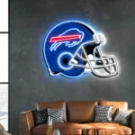 Buffalo Bills Neon Sign Nfl Football Helmet Acrylic Led 1