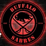 Buffalo Sabres Metal Sign Buffalo Ice Logo 1