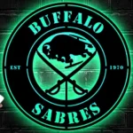 Buffalo Sabres Metal Sign Buffalo Ice Logo 1