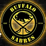 Buffalo Sabres Metal Sign Buffalo Ice Logo 1