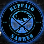 Buffalo Sabres Metal Sign Buffalo Ice Logo 1