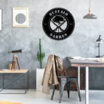 Buffalo Sabres Metal Sign Buffalo Ice Logo 1