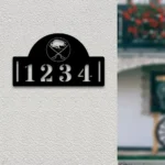 Buffalo Sabres Metal Sign Nhl Metal House Number Sign 1