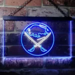 Buffalo Sabres Neon Sign Golf Club Pair 1